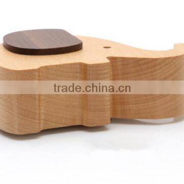 Elephant Design Wooden Desk Pen Holder photo-6