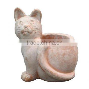 Viet nam pottery supplier-Terracotta Funny Animal Pots made from Viet Nam