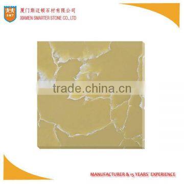 China Yellow Artificial Quartz Stone Slab photo-2