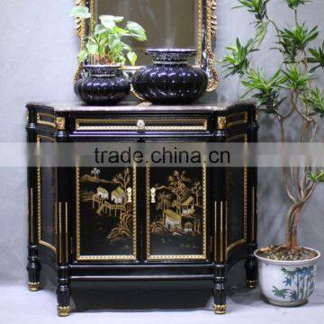 Interior Solid Wood Decorative Vanity Cabinet photo-6