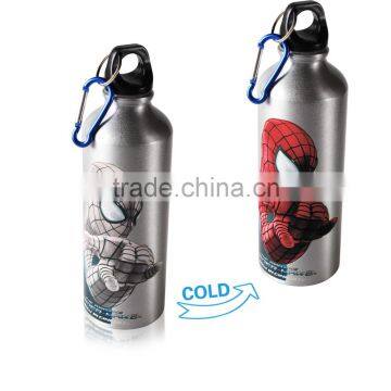 500ml Promotional Aluminum Drinking Cold Color Changing Water Bottle photo-2