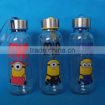 300ml 10oz glass bottle with color printing