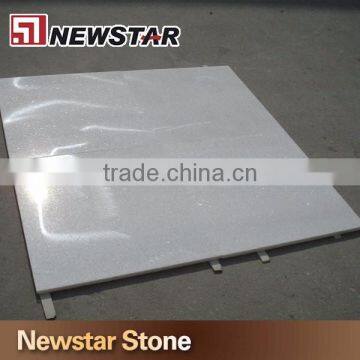 Newstar Good Quality Crystal White Stone Marble Flooring Tile Supplier