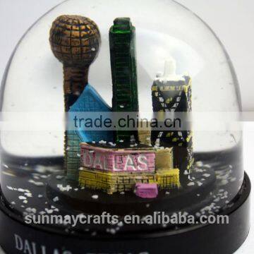 OEM High Quality DALLAS TEXAS Souvenir Acrylic Snow Globe for Sale photo-5