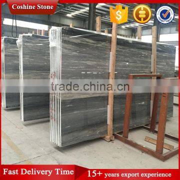 Cheap Dark Italy Blue and White Veind Marble Flooring Tile Prices photo-2