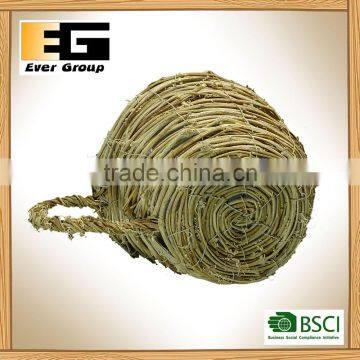 Nature Rattan Cup Shape Garden Plant With Wicker Planter Boxes photo-3