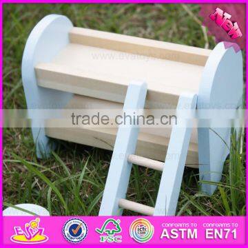 2016 Newest Baby Wooden Doll Furniture, High Quality Kids Wooden Doll Furniture, Popular Chiodren Wooden Doll Furniture W06B048 photo-3