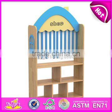 Best Wholesale Kindergarten Toy Storage Wooden Kids Storage Shelves W08C195 photo-2