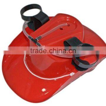 Cowboy Drinking Hat Beer / Soda, Burgundy - Football Games, Parties, Holidays photo-5