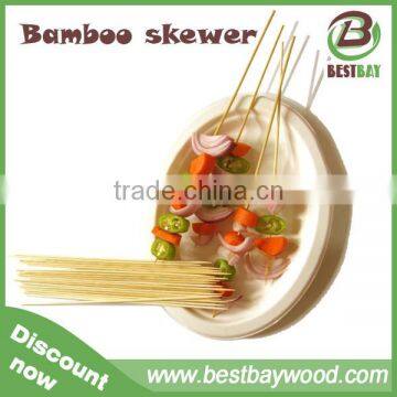 Kabob Food Wholesale in Bulk 40cm With Custom Logo Bamboo Skewer photo-2