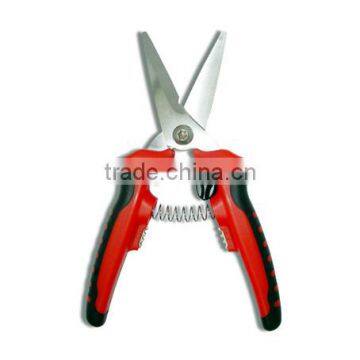 8" Multi-functional Heavy Duty Scissors with semi-round cut & Wire Strip