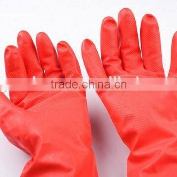 Red Nitrile Washing Up Household Rubber Gloves