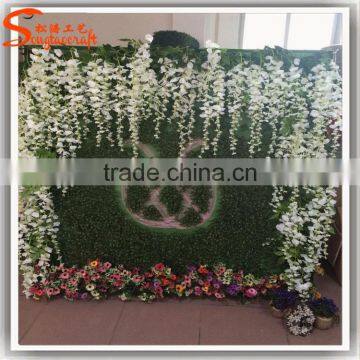 Flower Wall Wedding Backdrop l Silk Flower Wall Decoration for Wedding Decoration photo-4