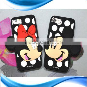 Phone protector: 3D animal shape waterproof case for cell phone