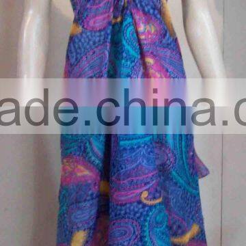 Ladies cotton print dresses