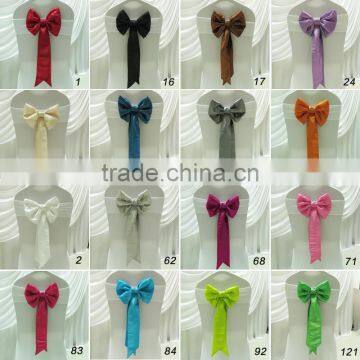 New Design Spandex Chair Band With Bow/Bowknot for Wedding Banquet photo-3