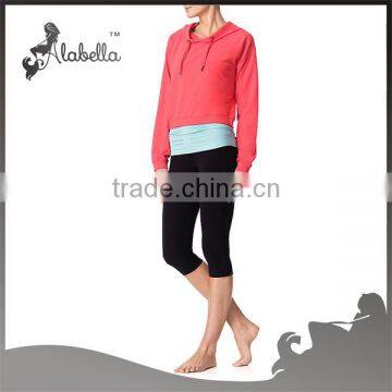 2015 fashion custom women hoody jacket with cheap price