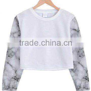 Crop Top Sweatsirt With Your Design. No Minimum. Real Factory. 3-5 Days Production photo-4