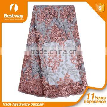 Bestwaytex Charming Fashion French Lace Fabric FL1369-6 photo-6