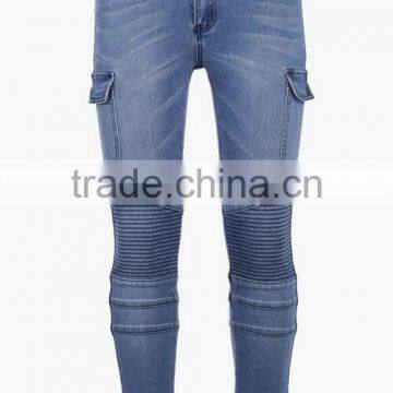 New In Skinny Jeans Quality Biker Denim Jeans With Pocket Design photo-3