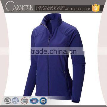 custom colors warm hiking softshell jacket women