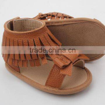 Lovely Wholesale Genuine Leather Handmade Unisex Baby Sandals photo-2