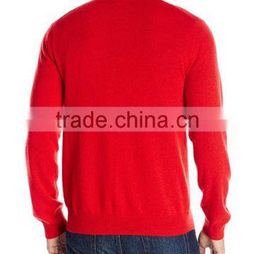 Latest Yarn Dyed Mens Sweaters Handmade Merino Wool Sweater photo-2