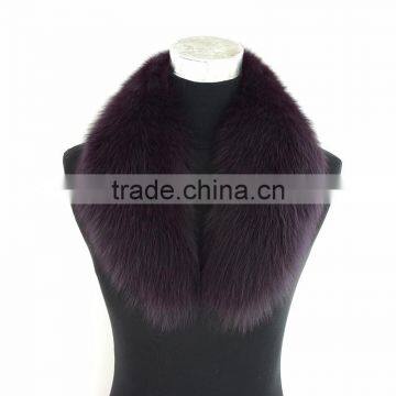 Myfur Genuine New Fashion Luxury Real Fur Silver Fox Fur Collar