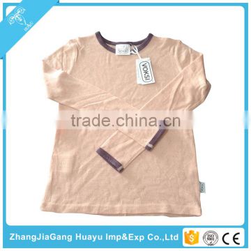 Chinese soft children long sleeve t-shirt