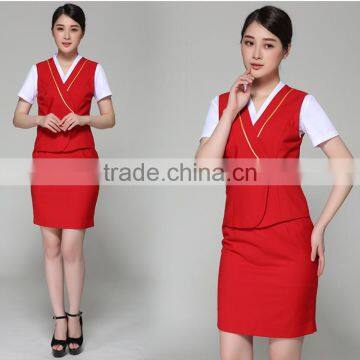 Custom Made Design Airline Stewardess Uniformes De Aeromoa photo-4