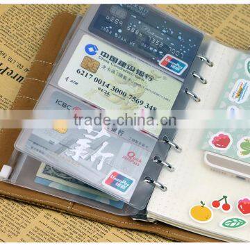 Custom PVC Pocket Transparent Internal Insert Pocket Planner Pouch photo-5