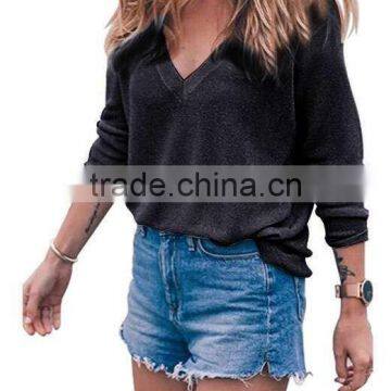 New Fashion Spring Fall Women Casual Flared Blouse T-shirt Tops