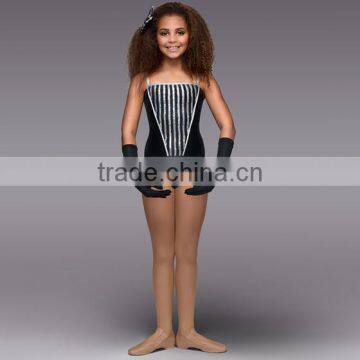 2016 New Design -kids Western Black Sequin Leotard and Short Sequin Skirts Ballet Tutu photo-2