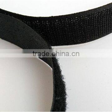 Heavy Duty Self Adhesive Sticky Back Hook & Loop Fastening Tape Black or White photo-2