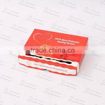 High Quality 100% Spun Polyester Sewing Thread 12 Colors in Box photo-2