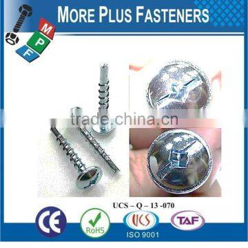 Made in Taiwan Special Custom Made Tapping Screw as Customer Requirements