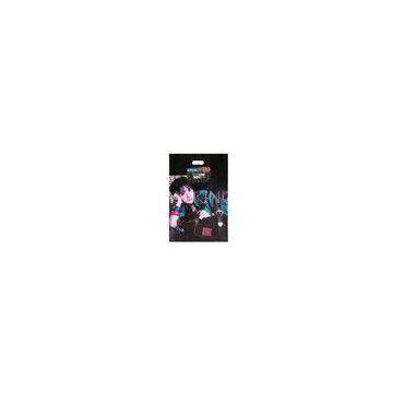 Lady Image Die Cut Plastic Bags , Foldable Carrier Bag for Chain Stores