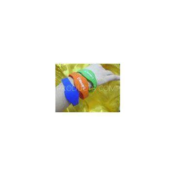 RFID Plastic Printed TYVEK Wristbands With 65mm - 74mm Diameter For Swimming Pool