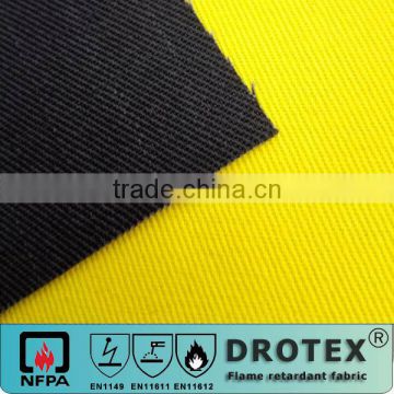 light weight eco-friendly cvc 60/40 anti-static twill fabric for safety material