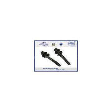 ISO Q235 35# 45# Railway Sleeper Spikes / Black Oxide Screws