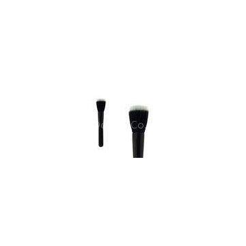 Professional Natural Black Handle Kabuki Makeup Brush For Foundation
