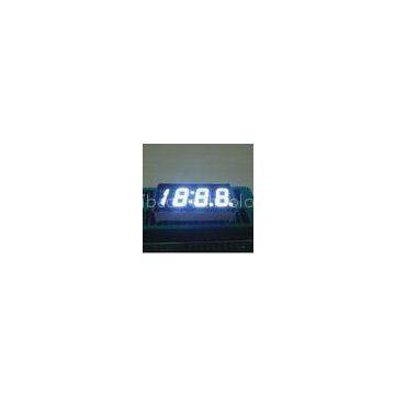 White Bright 4 Digits Numeric 7 Segment LED Displays For Car Clock Indicator