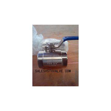 2pc Class 800 Forged ball valve(A015,304,316)