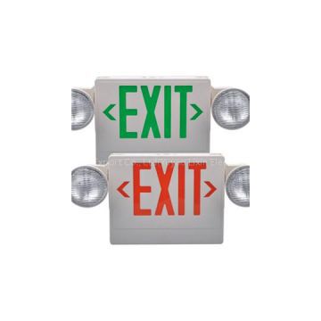 LX-7602LG/R UL LED Exit Sign/Emergency Light Combo