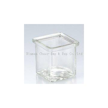 Small Glass Candle Cup (LZ110-E10171)