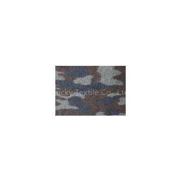 Coarser Texture Camouflage Knit Wool Fabric For Dressmaking Oem Acceptable