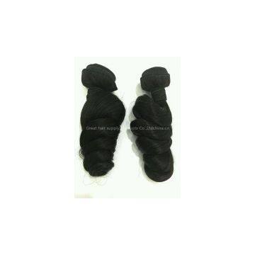 loose wave virgin remy human hair weft peruvian hair weft