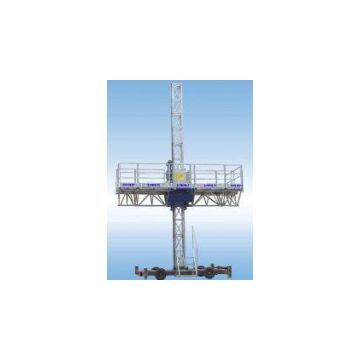 25.5 kW Power Single Mast Climbing Work Platform with Balance Device