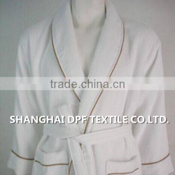 100% Cotton Waffle Velour Hotel Bathrobe