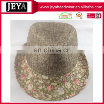 NEW high quality fashinal fedora hat custom hat